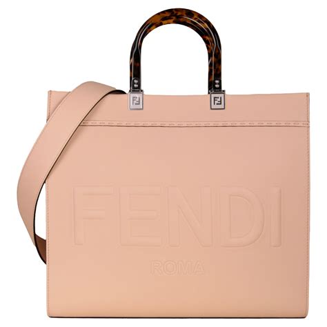 shopper fendi tela|Fendi sunshine handbags.